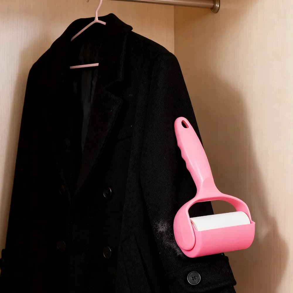 Removable Multifunctional Lint Roller ABS Sticky Roll Paper Clothes Hair Remover Roller Paper Removal Brush Pet Hair