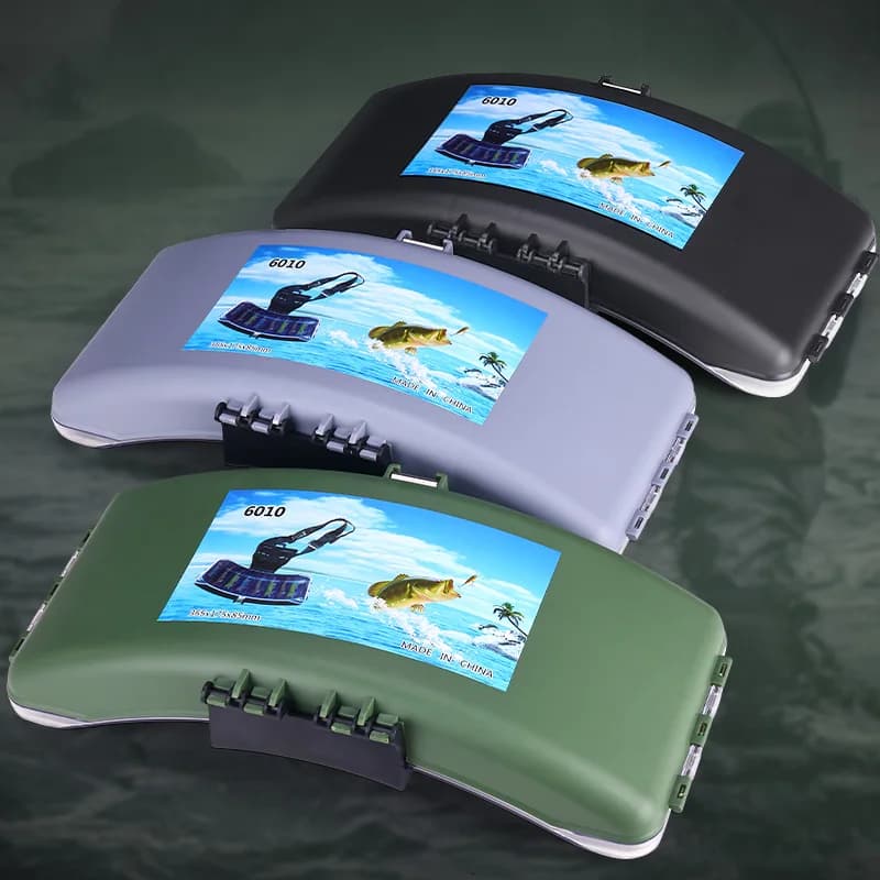 Scatola porta esche WEIHE con tracolla a tre colori, scatola per attrezzatura da pesca