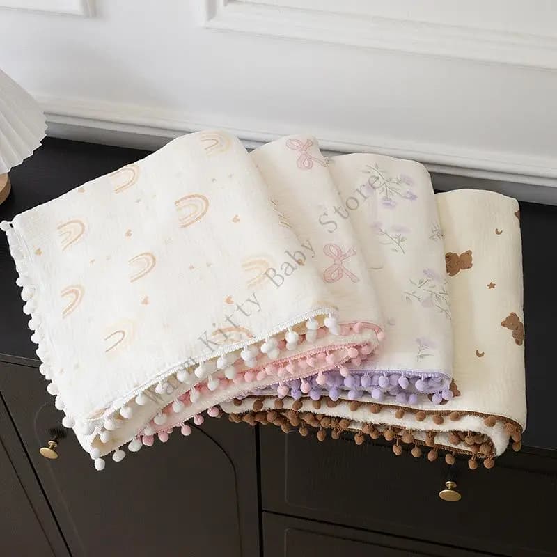 XXFE Coperta per passeggini Asciugamano traspirante e assorbente forte Fascia per carrozzina Avvolgere trapunta per bambini