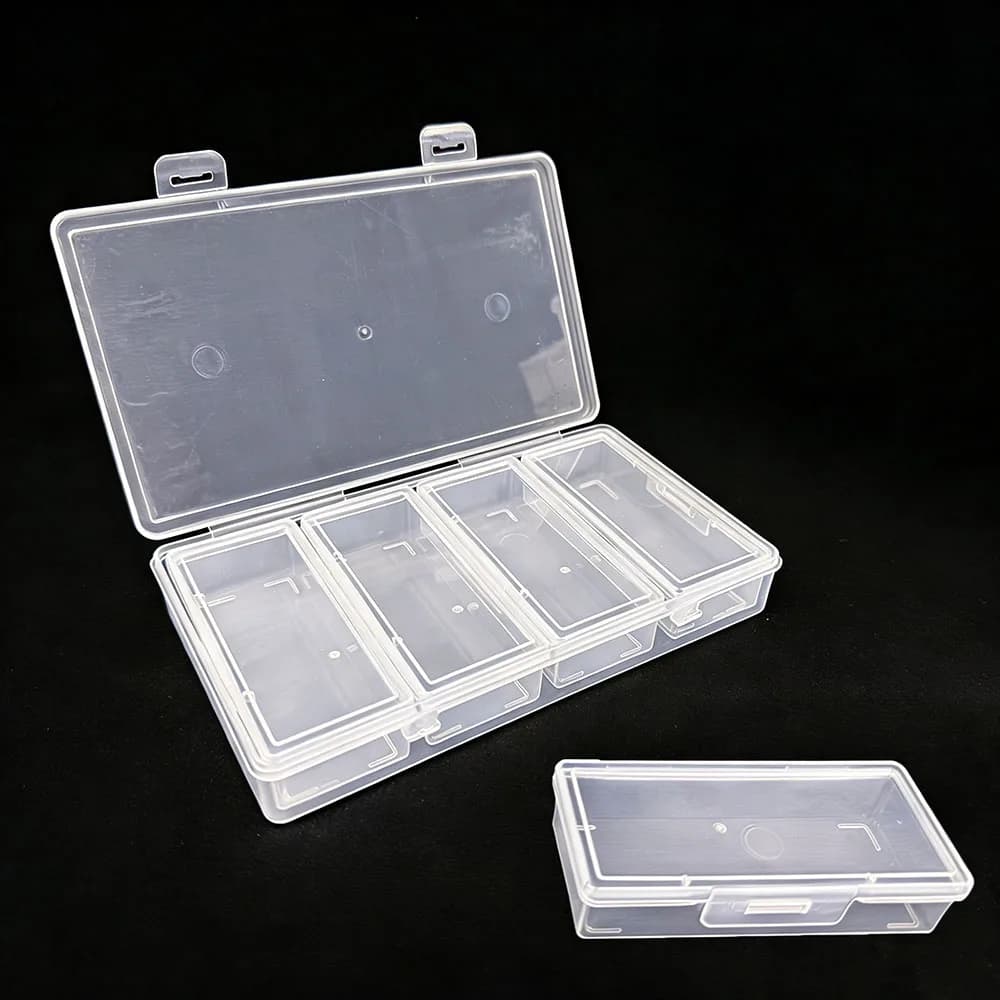 Scatola portaoggetti per pittura diamante 5D con 4/6/12/24 scomparti, accessori per ricamo diamante