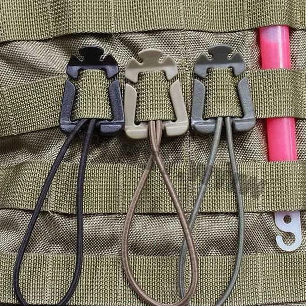 1/2/5 pezzi zaino fibbia morsetto moschettone strumenti di attrezzatura di sopravvivenza moschettone clip borsa da campeggio in nylon esterno gancio gancio escursione selvaggia