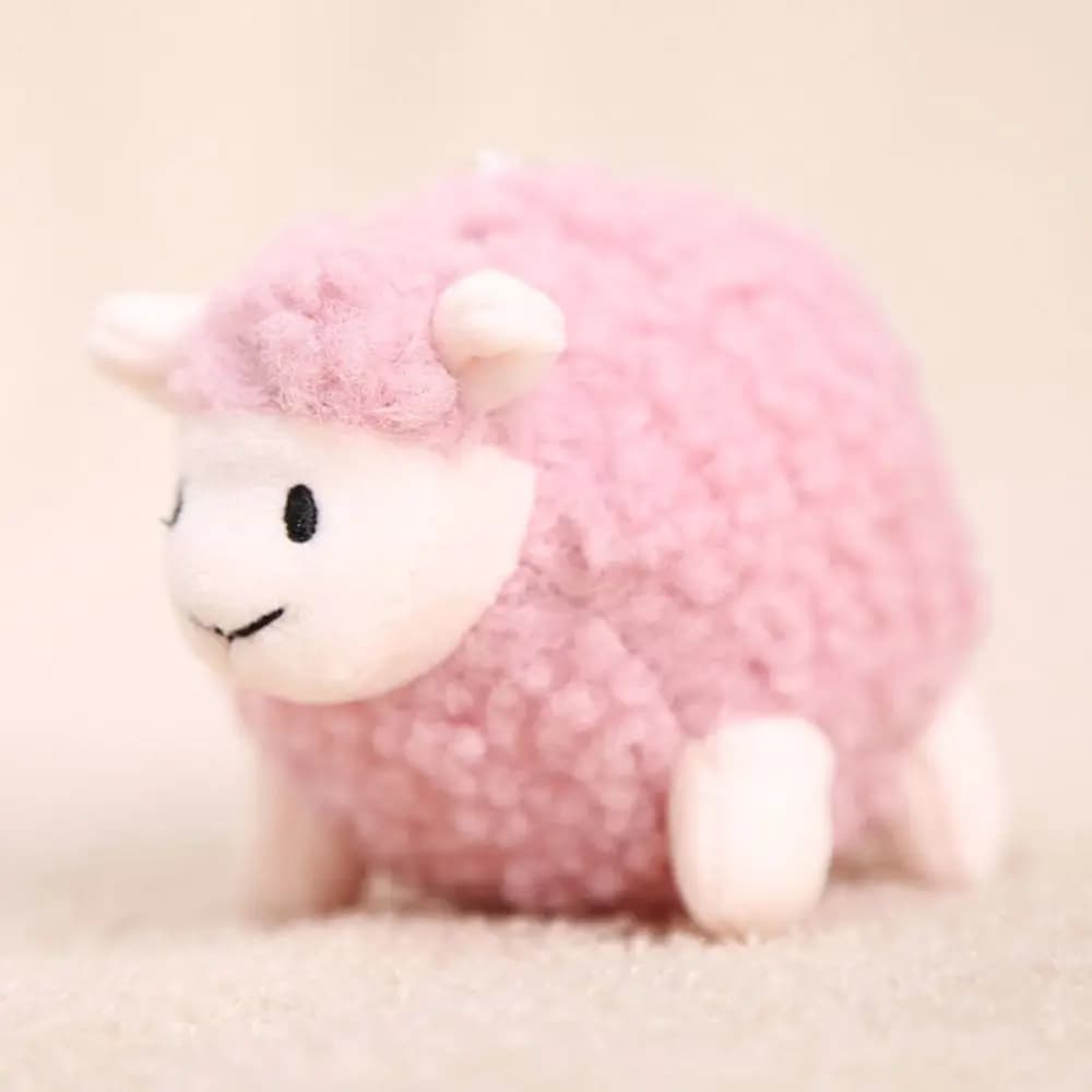 Portachiavi a Tema Animale, Pecorella Morbida Imbottita in Cotone PP, Ciondolo Pecorella 11cm, Decorazione Kawaii per Zaino