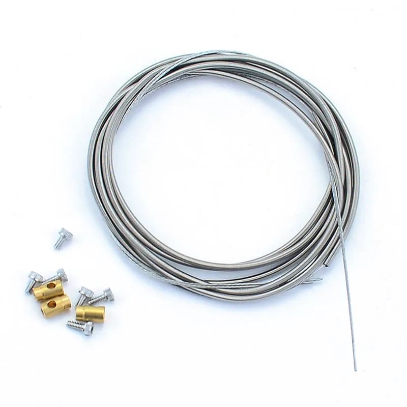 Steel Cable for Differential Block, Replacement for Truck RC 1/14 Tamiya SCANIA 770S VOLVO MAN