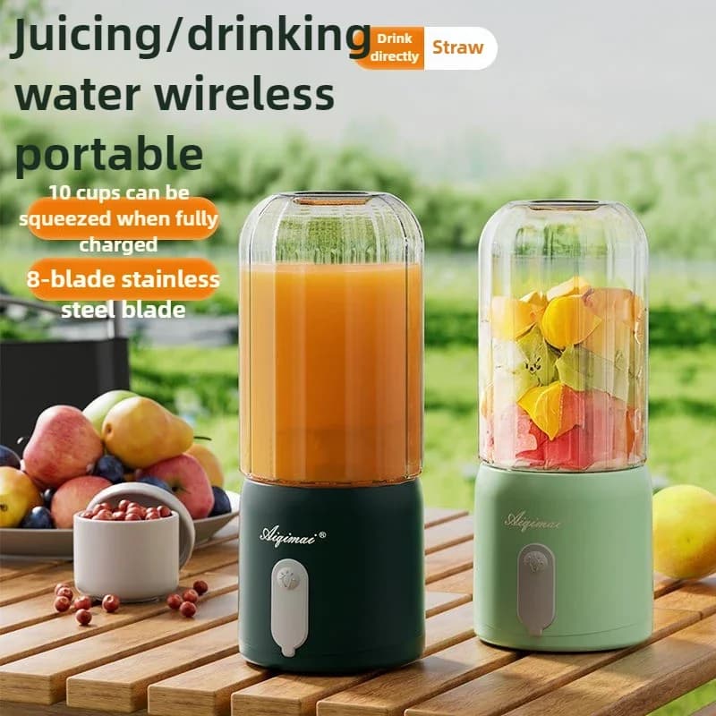 Frullatore Portatile Multifunzione da 350ml, Ricaricabile, per Succhi e Alimenti per Bambini