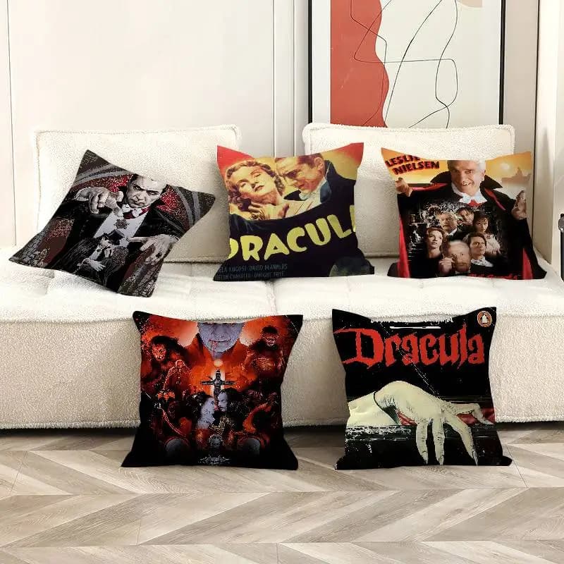 Federa per cuscino D-duracula dal film classico, per camera da letto e soggiorno, federa decorativa per divano