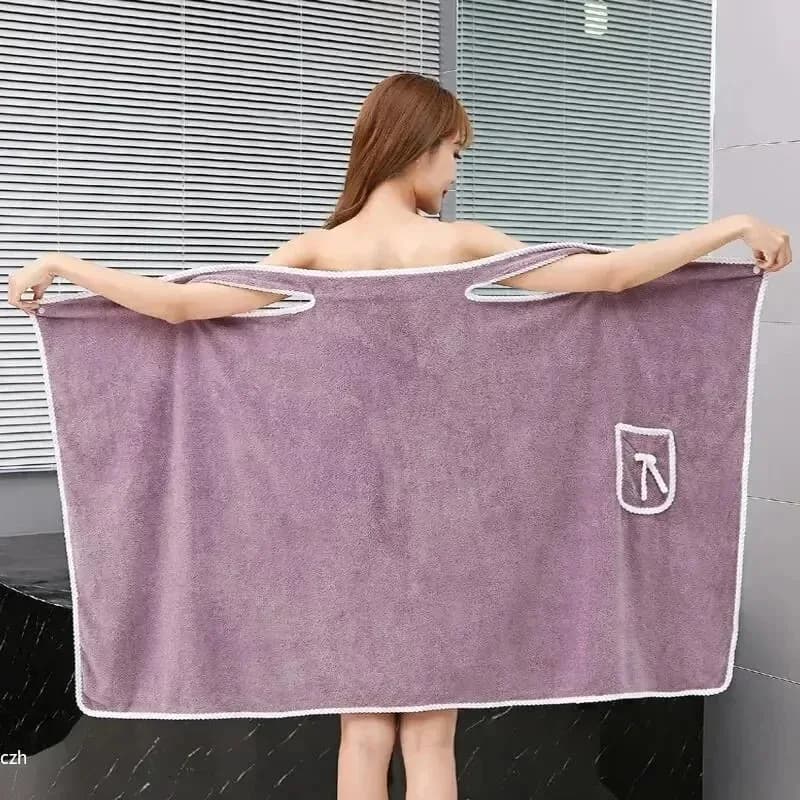Women's bath towels, wearable, 135*80 cm, fast drying, for bath, beach, spa, clothes, shower and gym