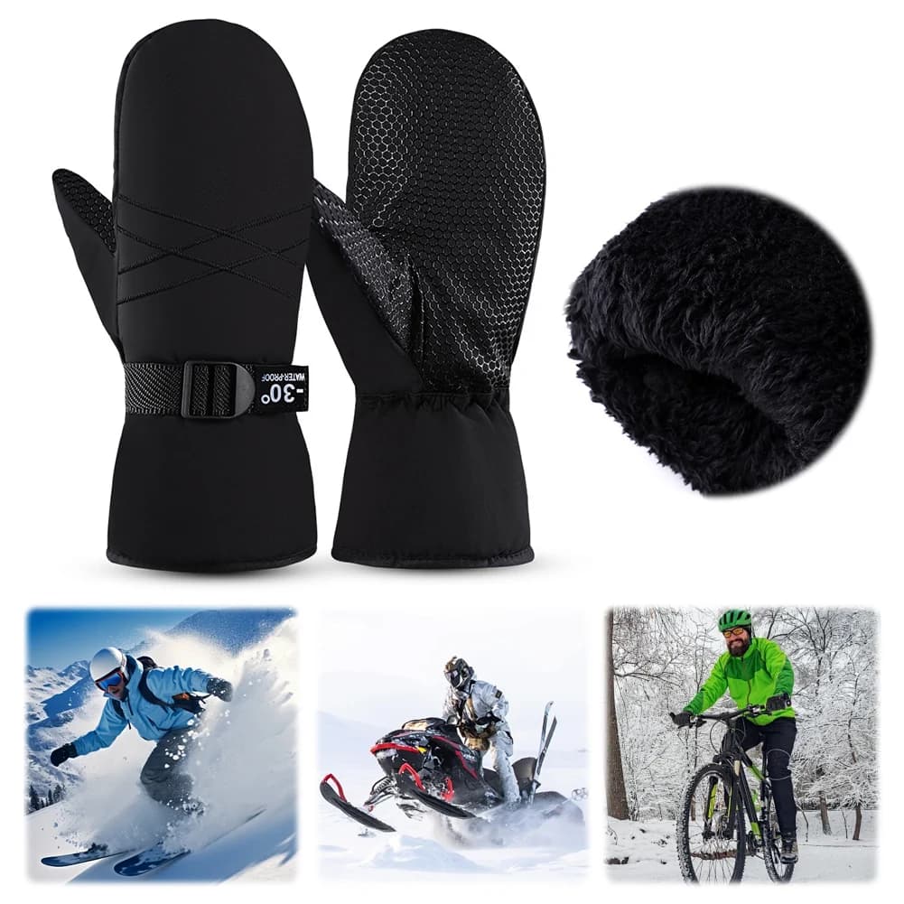 Ski Gloves Waterproof Snow Gloves Thermal Cycling Gloves Snow Gloves Cold climate gloves for men and women