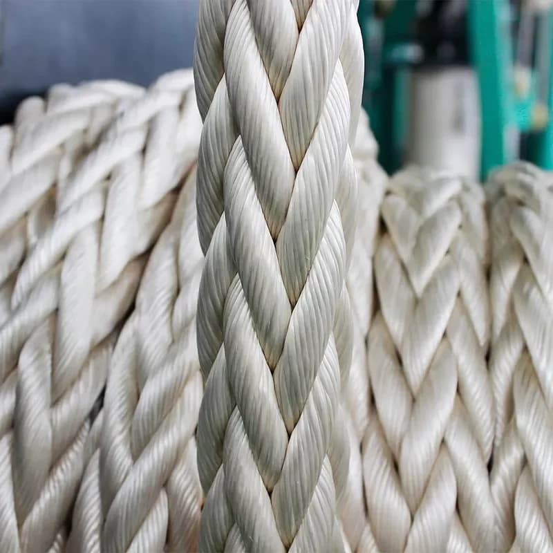 Marine Ship Towing Pulling Wire Rope Replacement High Strength 12 Strands Braided UHMWPE Rope