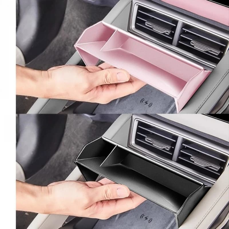 Organizzatore per Schermo di Controllo Centrale per BYD YUAN PRO ATTO 2 2024, Accessorio Interno Multifunzionale per lo Stoccaggio