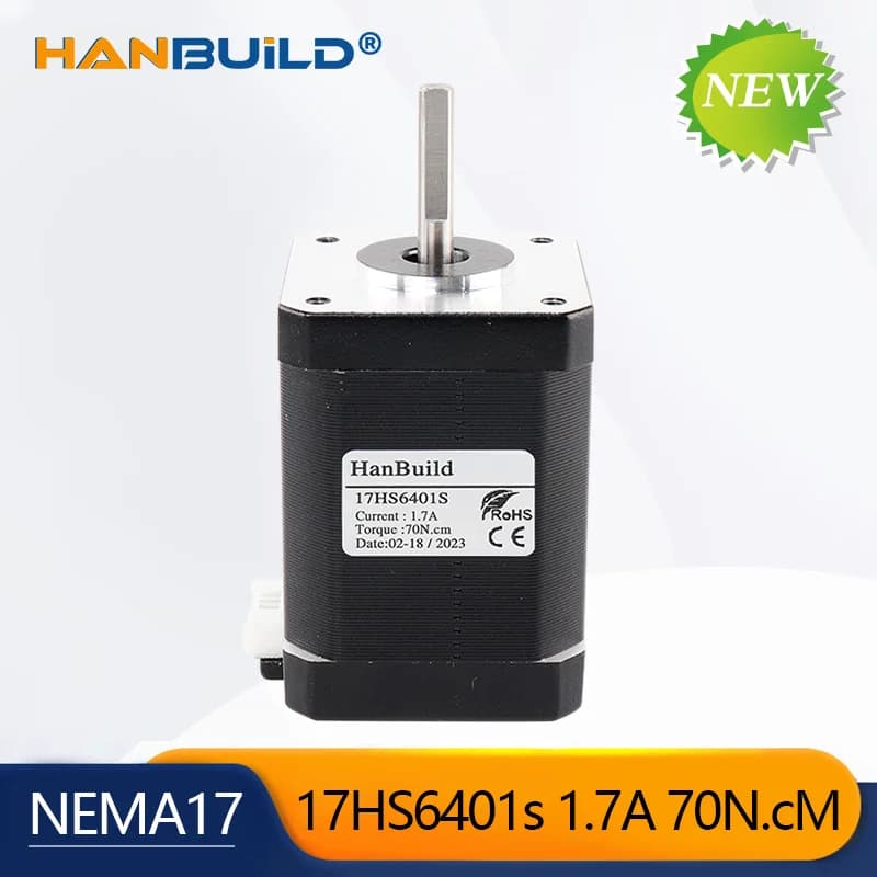 1 pz 4 conduttori Motore passo-passo Nema17 1.7A 70N.CM 17HS6401S 42 motore Nema 17 motore 42BYGH 60MM per stampante 3d CNC XYZ