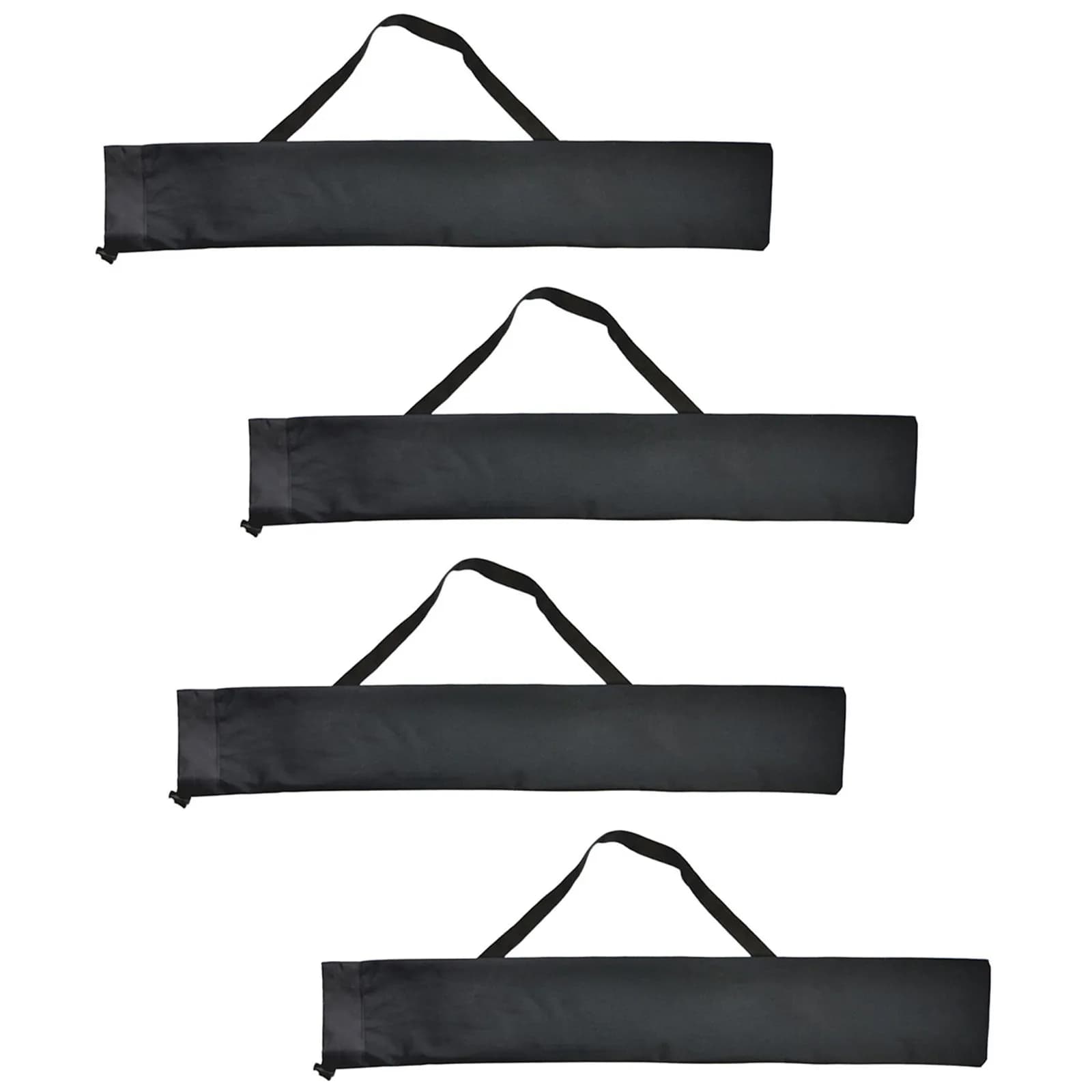 4Pcs Walking Stick Pole Carry Bag Waterproof Oxford Fabric Hiking Pole Accessory Secure Drawstring Closure Portable Trekking