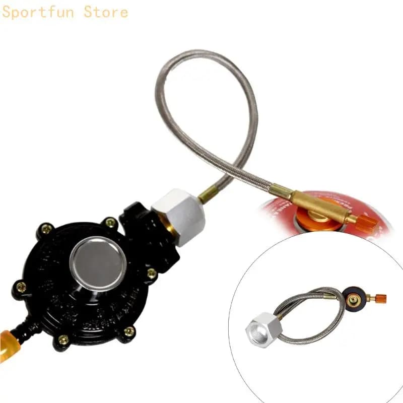 Camp Cooking Hose with Large Side Opening for Outdoor Stove Outdoors X7JD