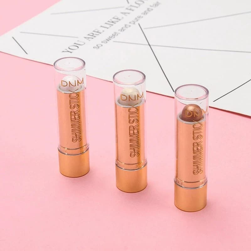 Barra Illuminante 3D per Viso, Cosmetico Contorno Viso, Bronzer Scintillante, Stick Illuminante, Crema Correttore, Strumento per il Trucco