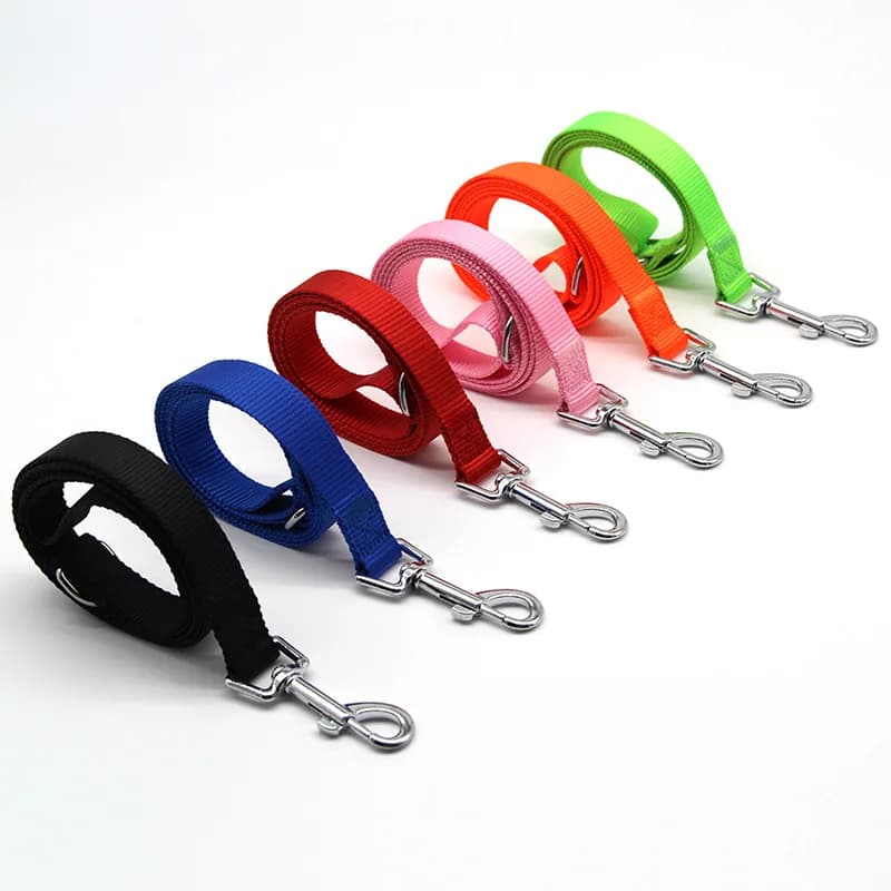 A Nylon Long Dog Training Leash 120CM Traction Rope Lanyard Versatile Pet Walking Lead for Small to Large Dogs