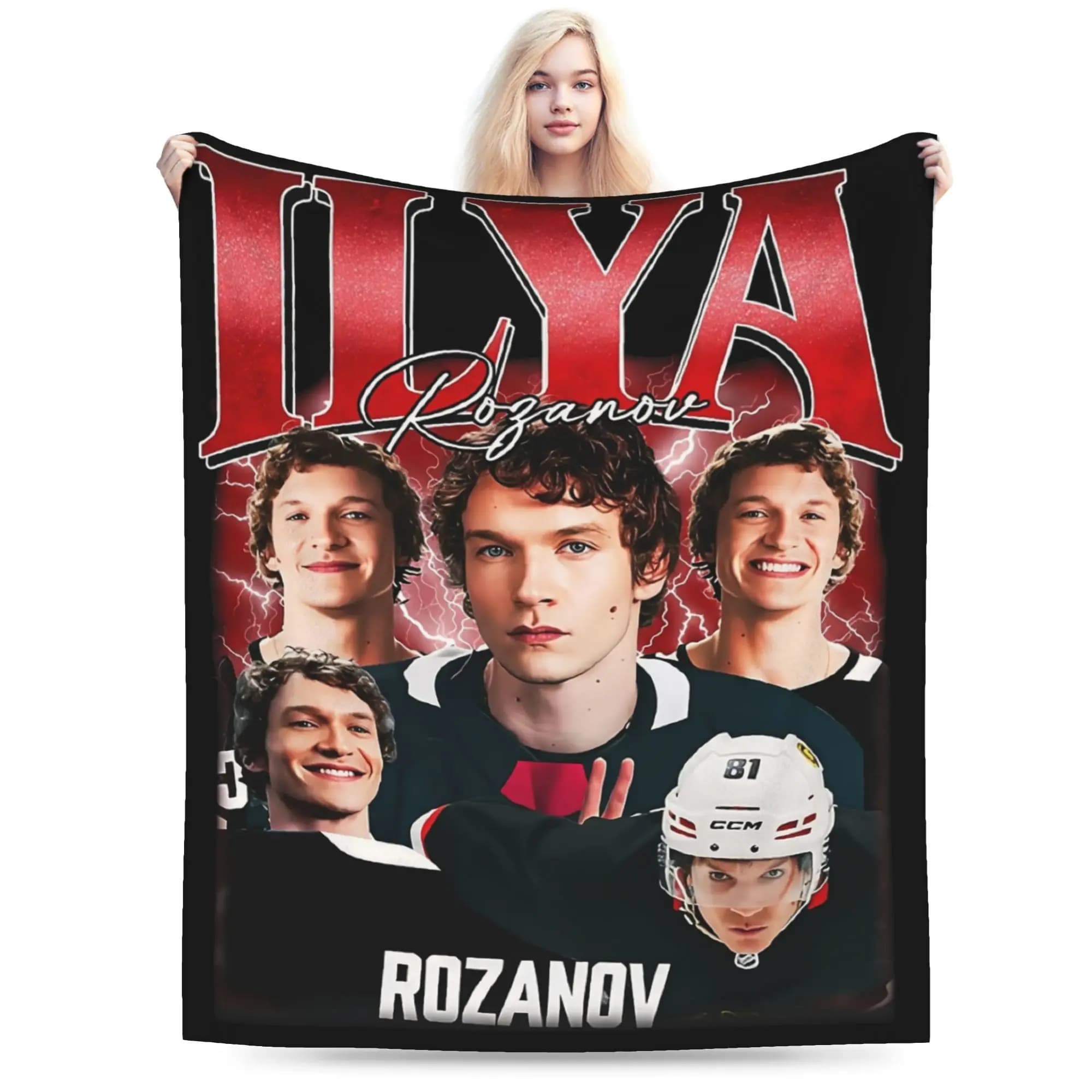 Heated Rivalry Ilya Rozanov Blankets Flannel Autumn/Winter Connor Storrie Breathable Super Warm Throw Blanket for Bedding Quilt