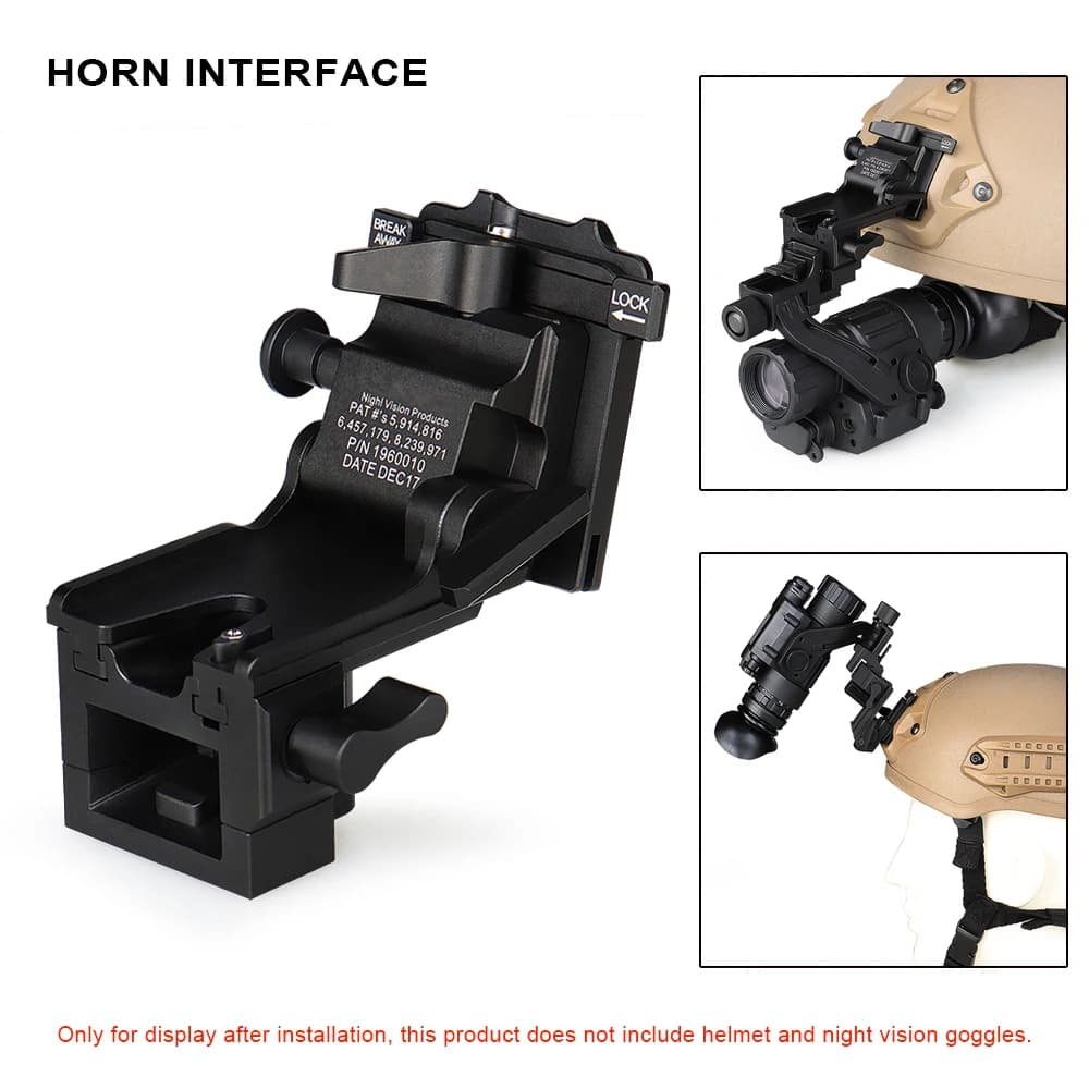 Adattatore/Supporto Rhino per Binocolo Notturno PVS-14, Accessori per Visore Notturno, Adattatore L4 G24, Staffa a Coda di Rondine