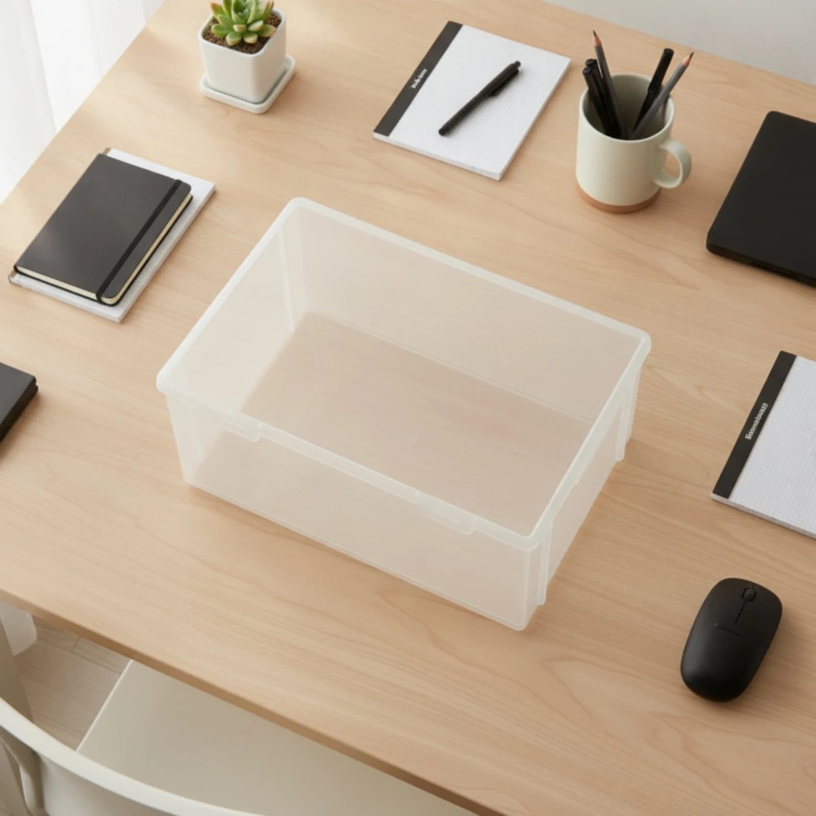 Mahjong Storage Box Secure Mahjong Case with Transparent Lid Tile Holder Sturdy Long-Lasting for Game Nights, Travel