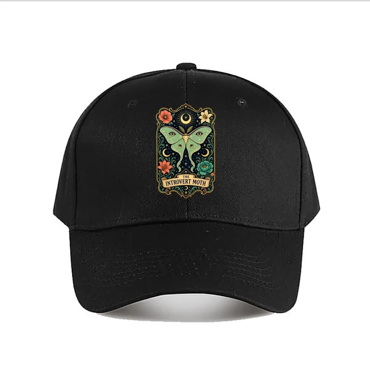 Mystic Introvert Moth Oracle Card De Baseball Cap Fashion Outdoor Sports Sunhat Men Snapback Cap Women's