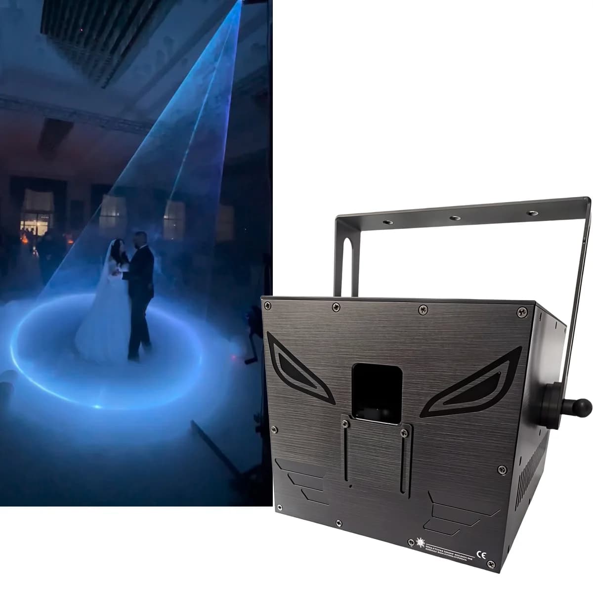 Luci a Fascio per Feste a Tema 3W 5W 10W 1500W, Luci Laser per Eventi, Discoteche e Matrimoni con Effetti Neve e Nebbia