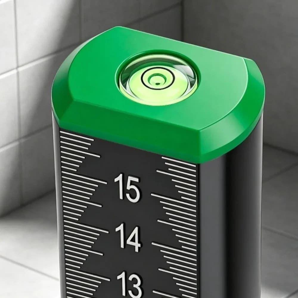 Magnetic Design Tile Leveling Ruler Marking Scale High Gauge Brick Laying Ruler Easy Installation Multi-Purpose