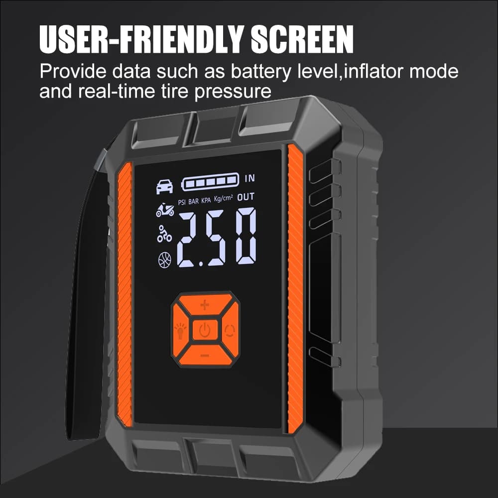 Avviatore di emergenza per auto 20000mAh Avviamento di emergenza Alimentatore Pompa d'aria Macchina all-in-one Avviatore di potenza per auto multifunzionale