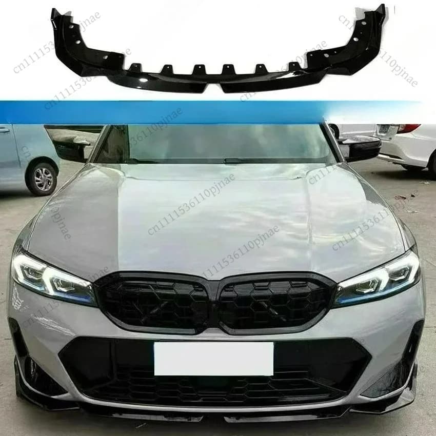 Per BMW Serie 3 G20 G28 320 325 330 LCI 2023-2024 - Kit Carrozzeria Completo MP Style: Splitter Anteriore, Labbro Spoiler, Diffusore e Protezione Paraurti