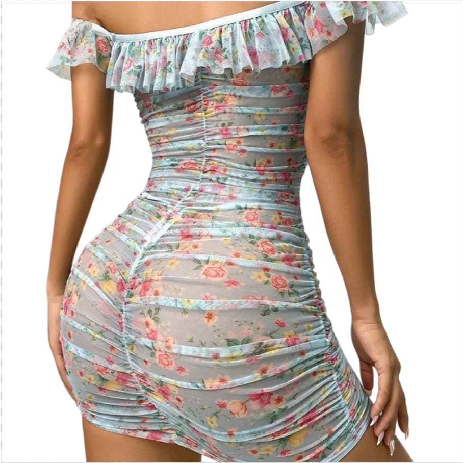 Sexy Fairy Ultra Panty e reggiseno Set intimo Trasparente Kit reggiseno delicato Set esotici Pigiama sexy Perizoma erotico Vestito sexy 18+