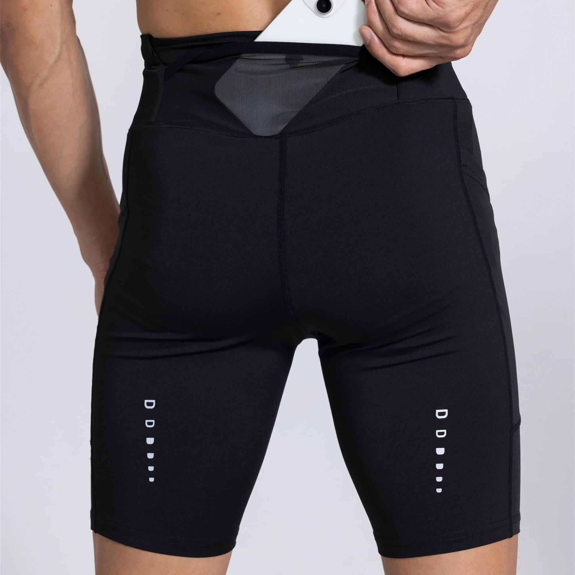 Men Women's Running Shorts for Yoga Pockets Outdoor Sports Mesh Trousers Exercise Fitness Exercise Gym Cycling Shorts Leggings Fast drying