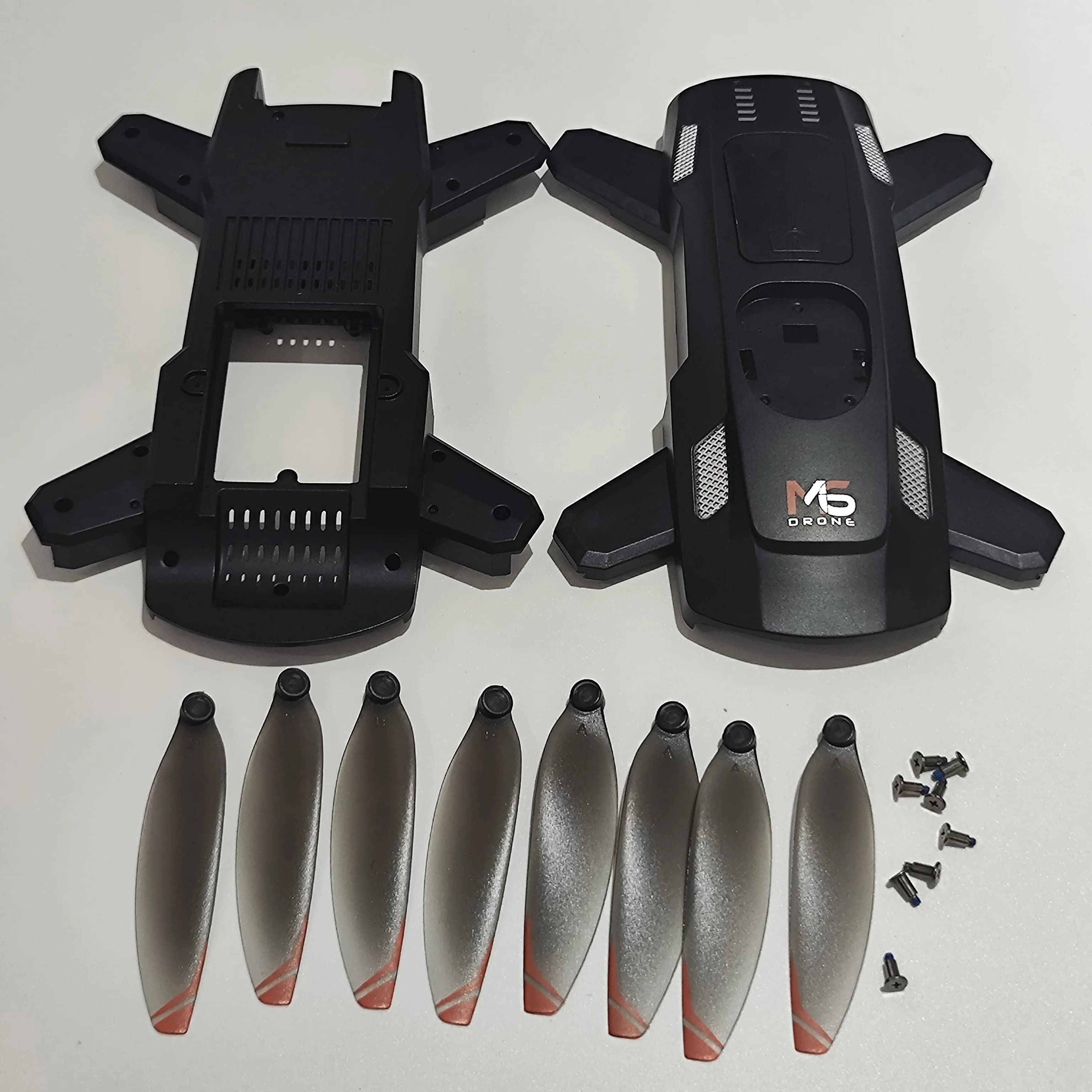 Pezzi di ricambio originali per droni RC pieghevoli senza spazzole M6 CW CCW Accessori per pale dell'elica Parte del guscio del corpo principale