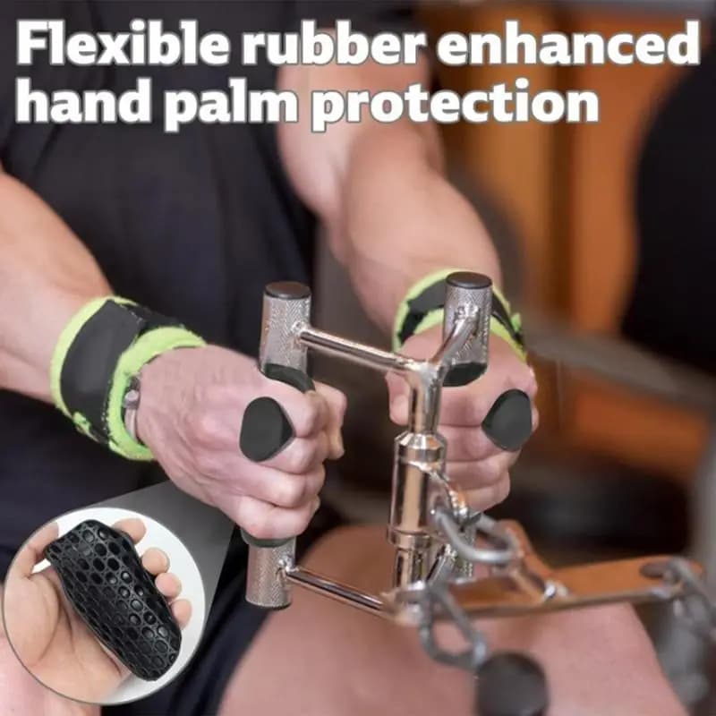 Anti-slip workout handles Cross grips silicone anti-slip Gloves Gym Gloves Gloves with dumbbells Support accessories for exercises