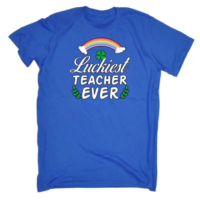 Lucriest Teacher Ever Irish St Patricks Day Ireland Mens Funny T Shirt