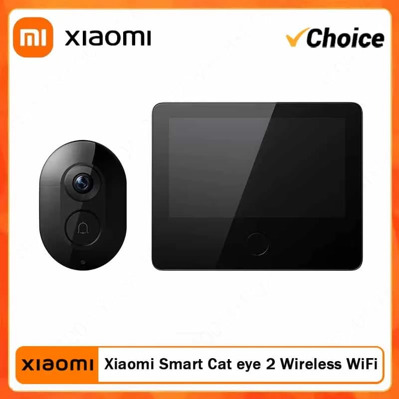Xiaomi Smart Cat Eye 2 HDR 5-Inch 720P Screen 3MP HD Camera 180° Wide Angle Lens 940nm Infrared Night Vision Intercom Doorbell