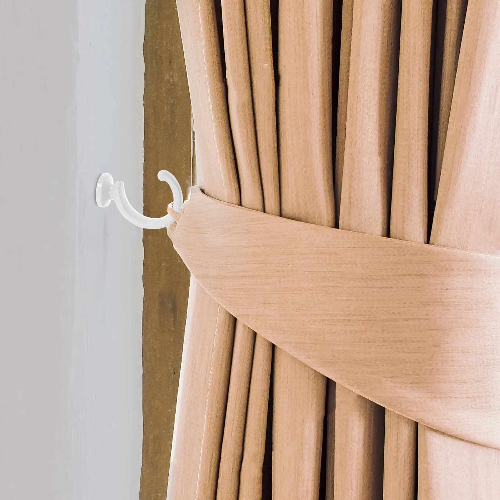 Set di Ganci per Tende in Lega di Zinco da Parete, Robusti Supporti per Tende, Ganci da Parete per Drappeggi, Organizzatore Resistente
