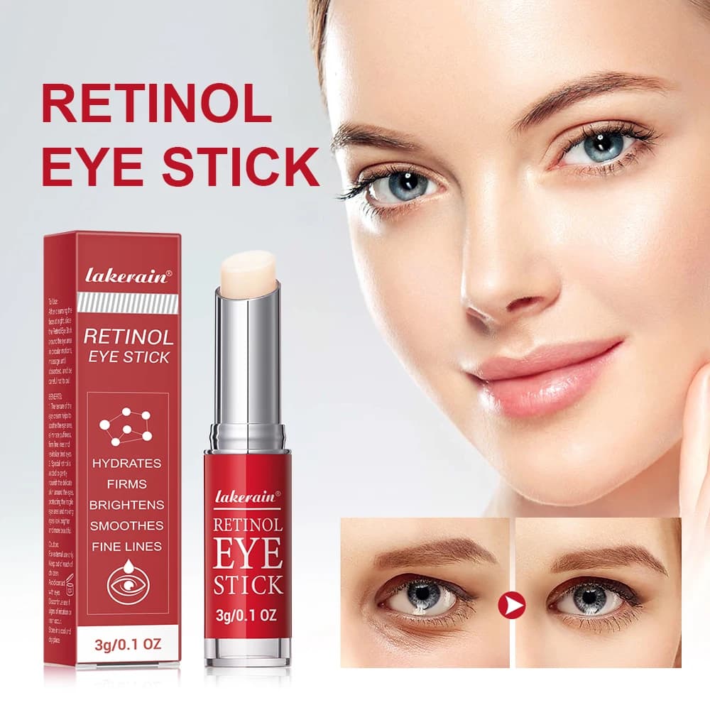Anti-wrinkled eyes cream Stick Retinol Remove eye bags Dark circles Anti aging Lifting Whitening Hydrating Lighting the base of the eyes