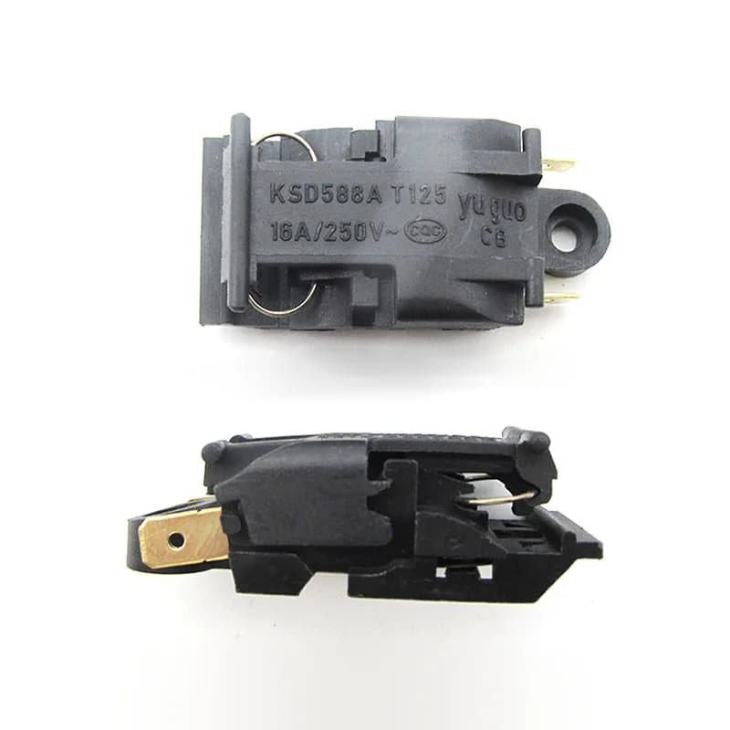 Nuova Offerta: 2 Pezzi Interruttore Termostatico Nero 13A/16A 250V per Bollitore Elettrico, Accessori per Cucina