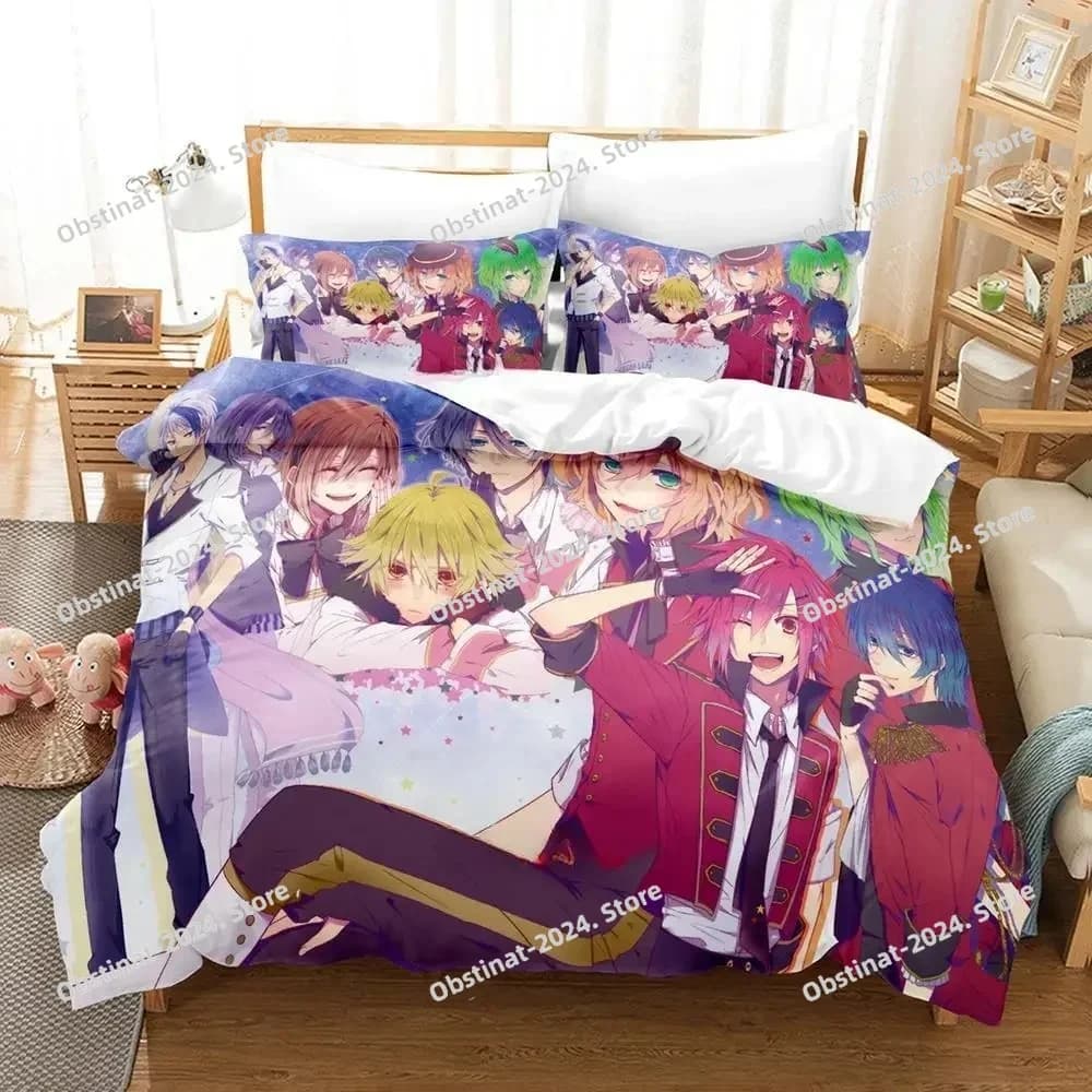 Anime 3D Marginale # 4 Set biancheria da letto Copripiumino stampato Federa Singolo Doppio Stile Queen King Size Set Tessili per la casa