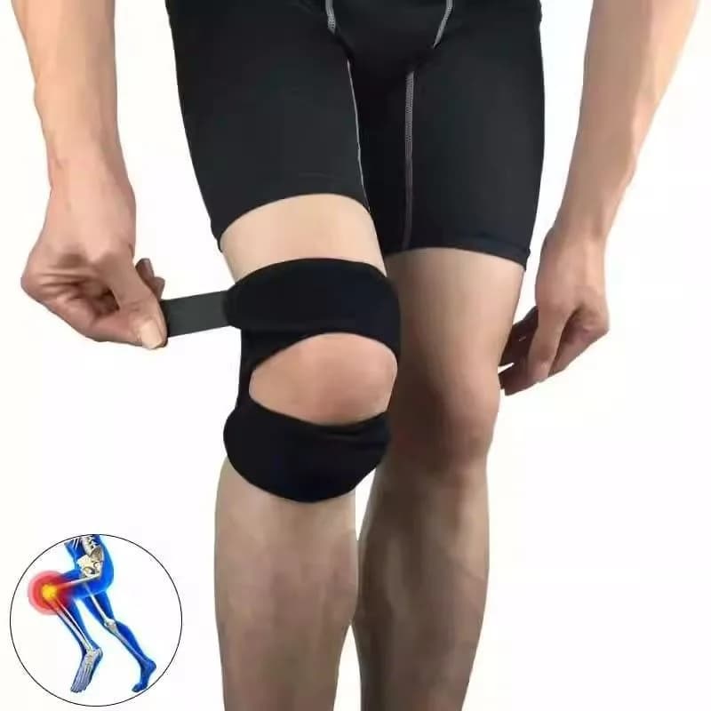 2/1 Pezzi Fascia di Supporto per Tendine Rotulee - Ginocchiere per Uomini e Donne - Fascia Regolabile per Alleviare il Dolore al Ginocchio per la Corsa