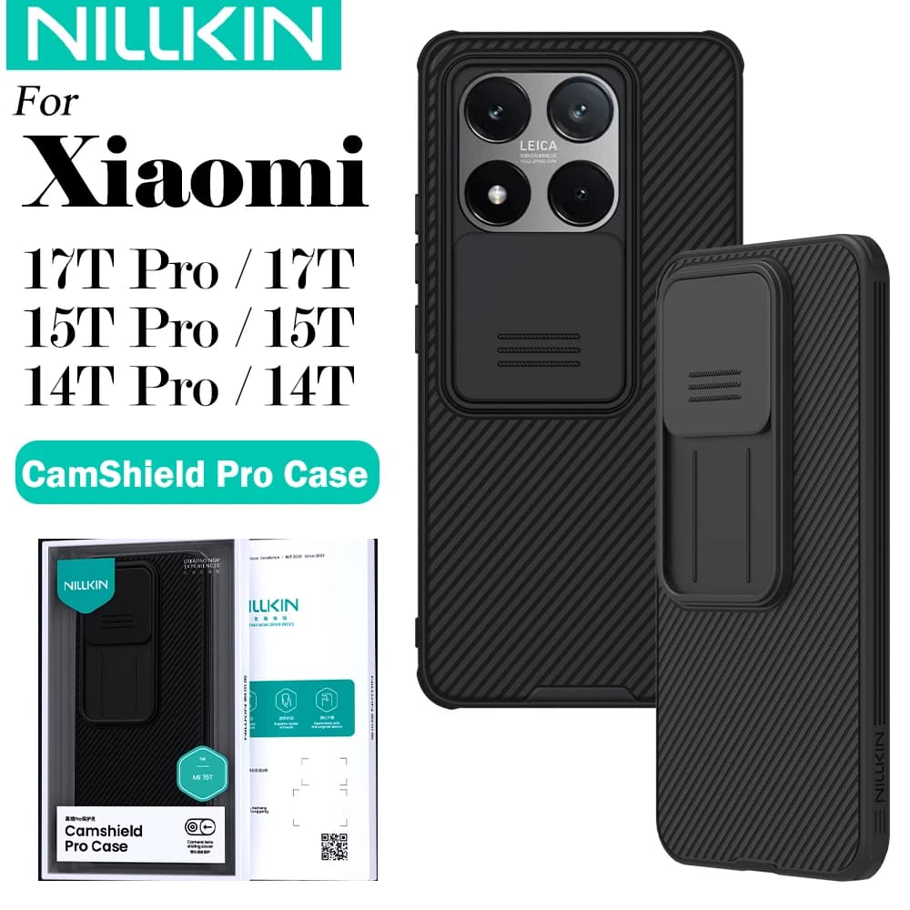 Nillkin per Xiaomi 15T Pro 14T Pro CamShield Pro Slide Camera Cover Anti-impronte Custodia protettiva antiurto per telefono