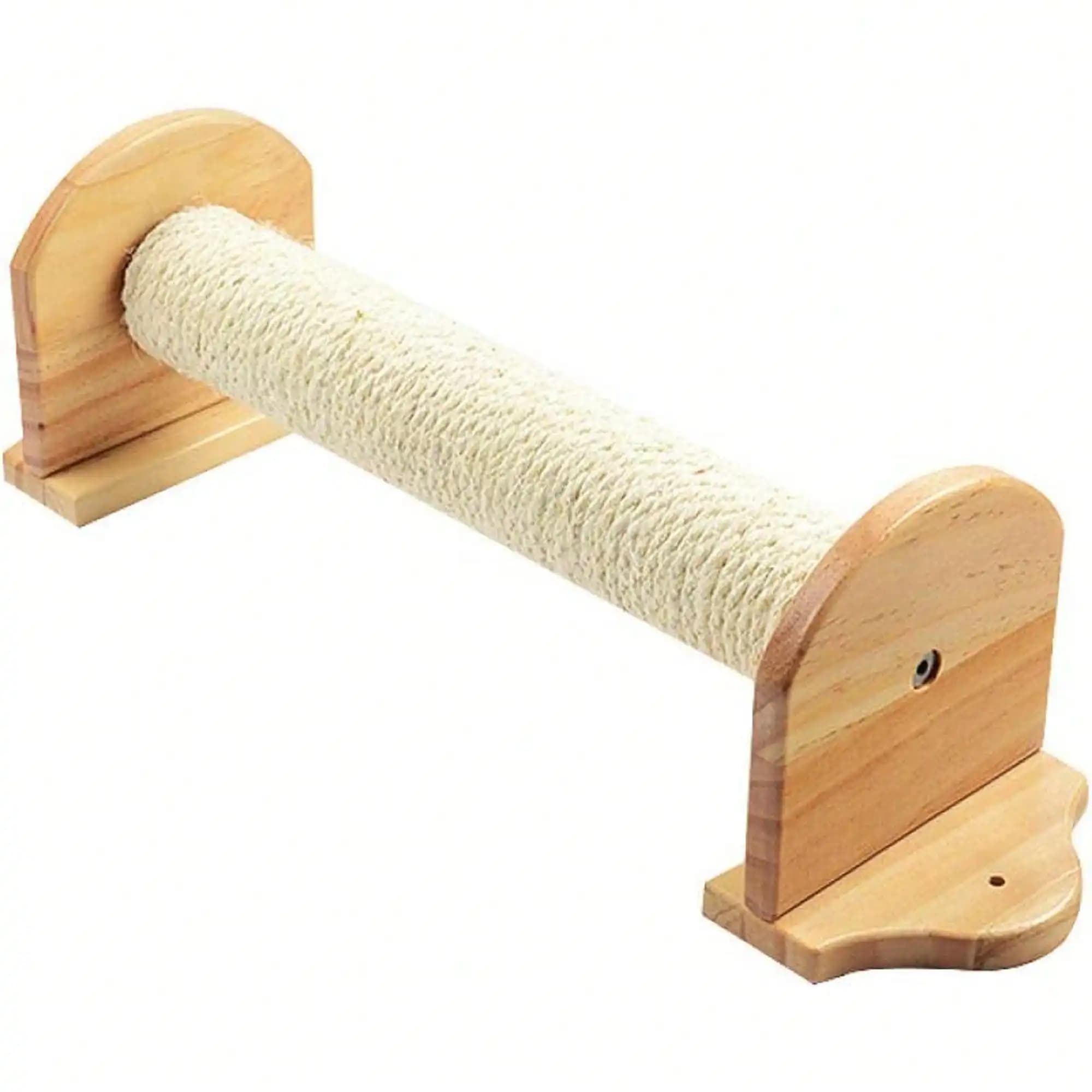 Cat Scratch Post Cat Wall Scratching Post Tree Wall Mounted Cat Sisal Shelf Pet Kitten Scratchers Board Toys Cat Climbing Frames 1Pcs