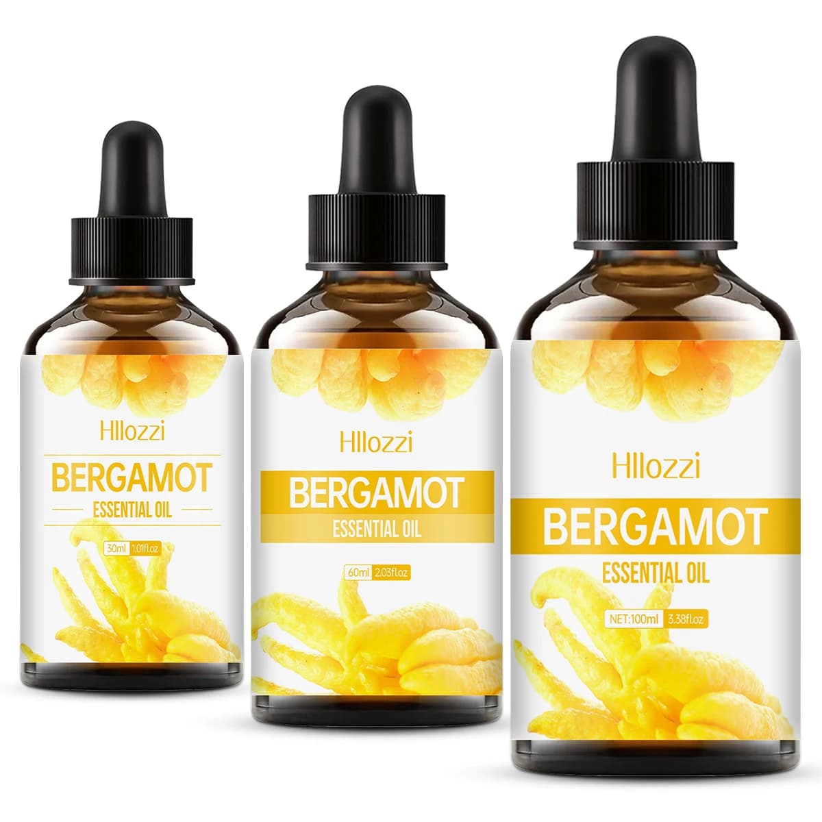 100ml/60ml/30ml bergamot essential oil Hydrating and moisturizing Suitable for face and body Aromatherapy Deodorization