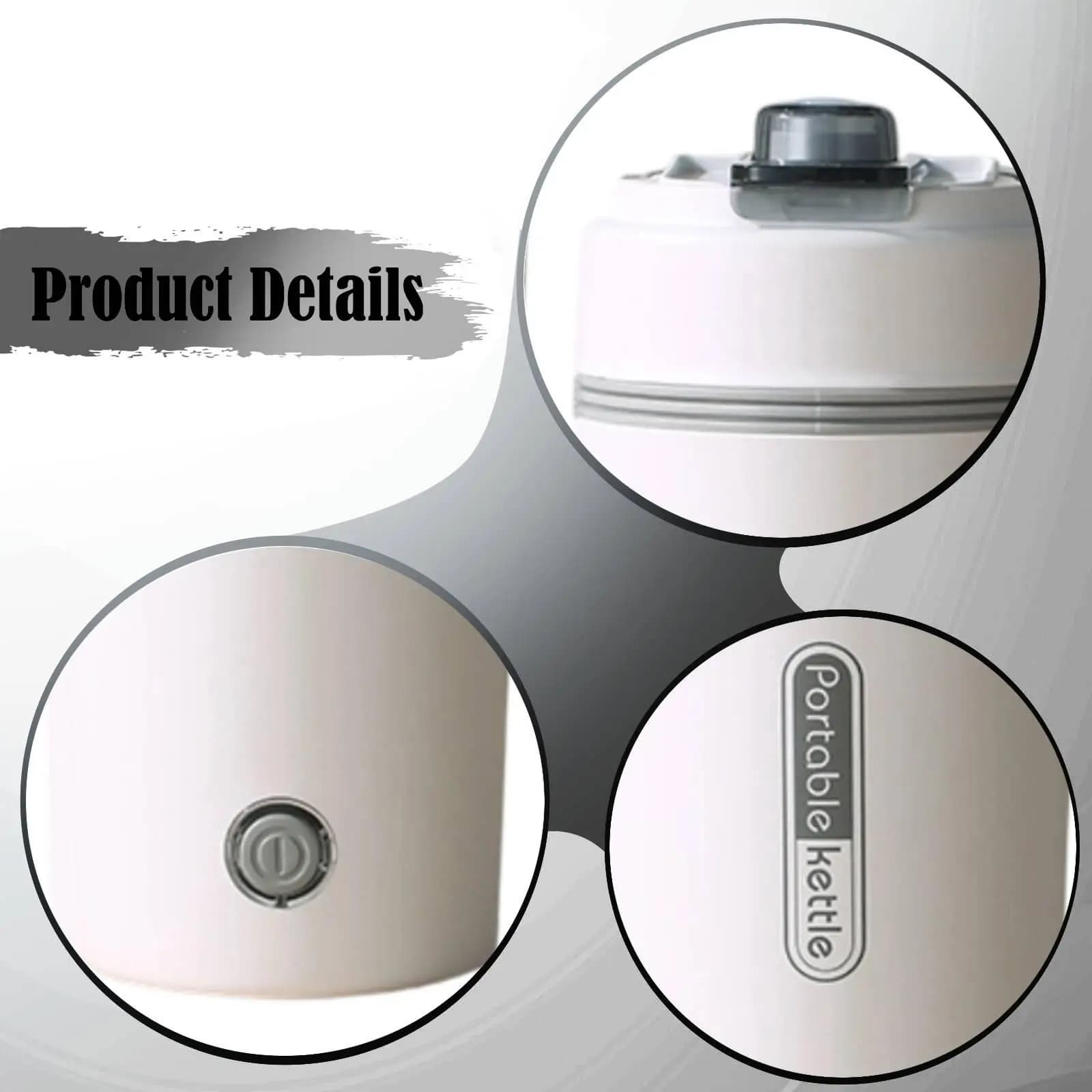 Portable Heating Kettle Multipurpose US Plug 350ml for Electric Tea Kettle Small Water Boiler for Parties Hotel