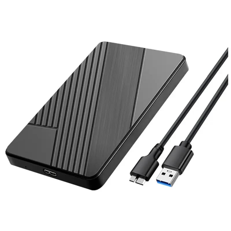ABZZ-USB 3.0 - Box esterno per disco rigido da 2,5 pollici con porta USB 3.0 per SSD/HDD