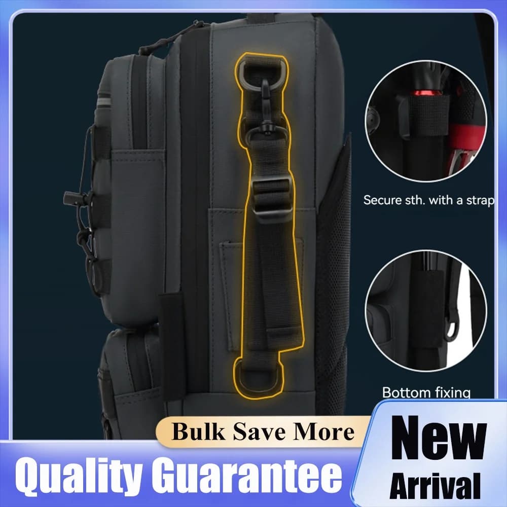 Fishing Tackle Backpack Multi-Compartment Storage Gear Bag Water- Lightweight Large Capacity for Men Women Outdoor