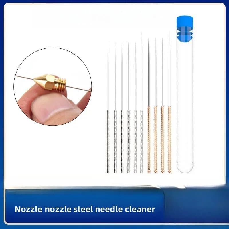 Accessori per stampante 3D, ugelli, ugelli per pulizia aghi in acciaio inossidabile Punte da trapano per pulizia Acciaio inossidabile attraverso aghi