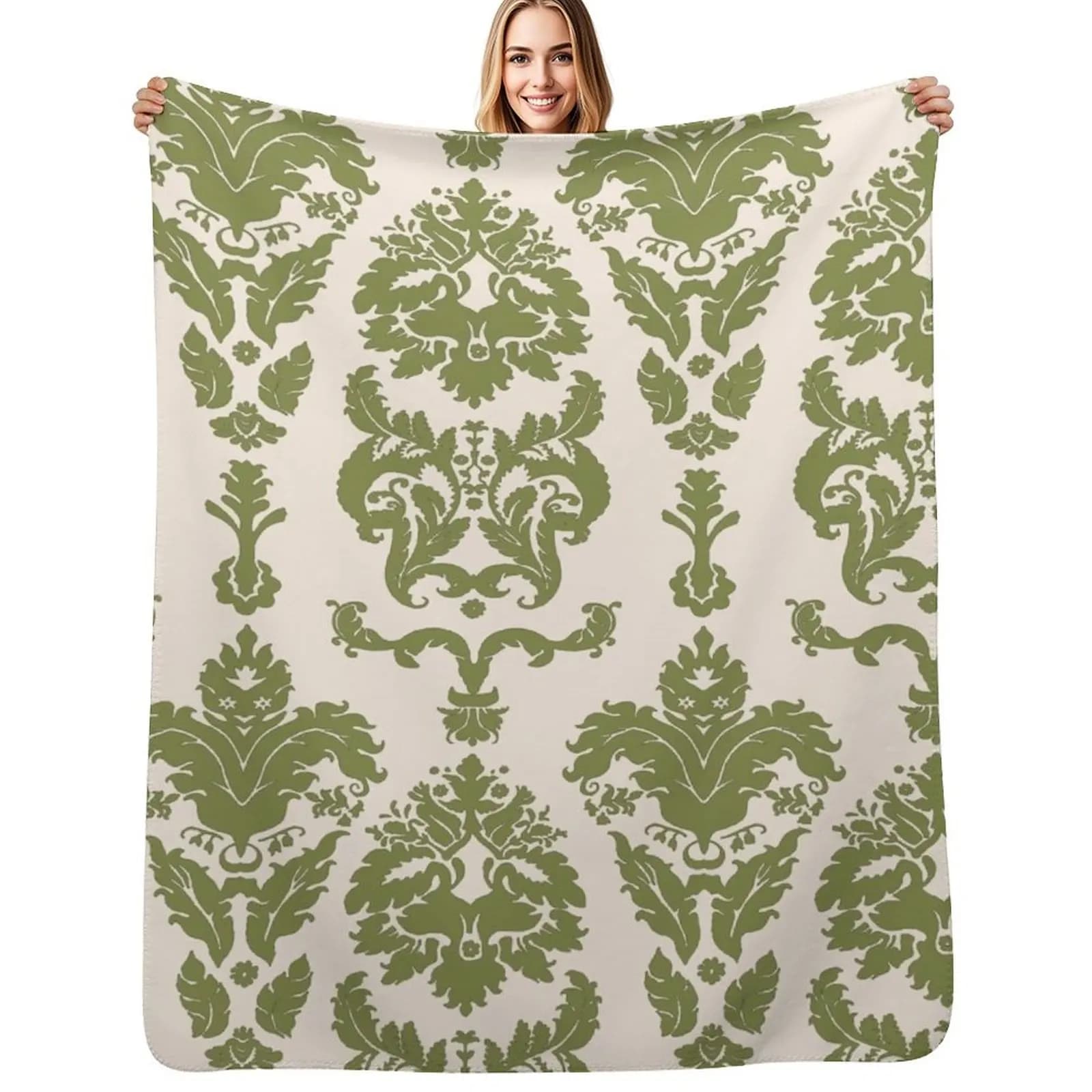 The Sound of Music Von Trapp Curtain Pattern Throw Blanket Durable Warm Blanket for Daily Home Use
