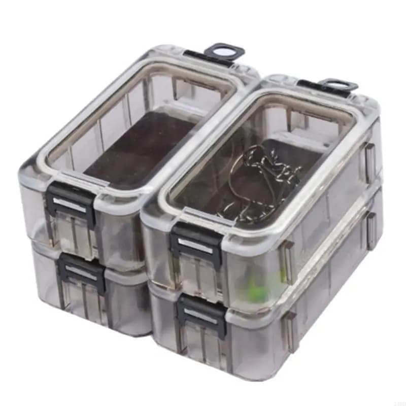 1/4 pcs waterproof portable equipment box organizers light fishing accessories box for