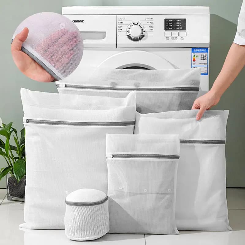 Mesh Laundry Bag Laundry Wash Bags Coarse Net Laundry Basket Laundry Bags for Washing Machines Mesh Bra Bag