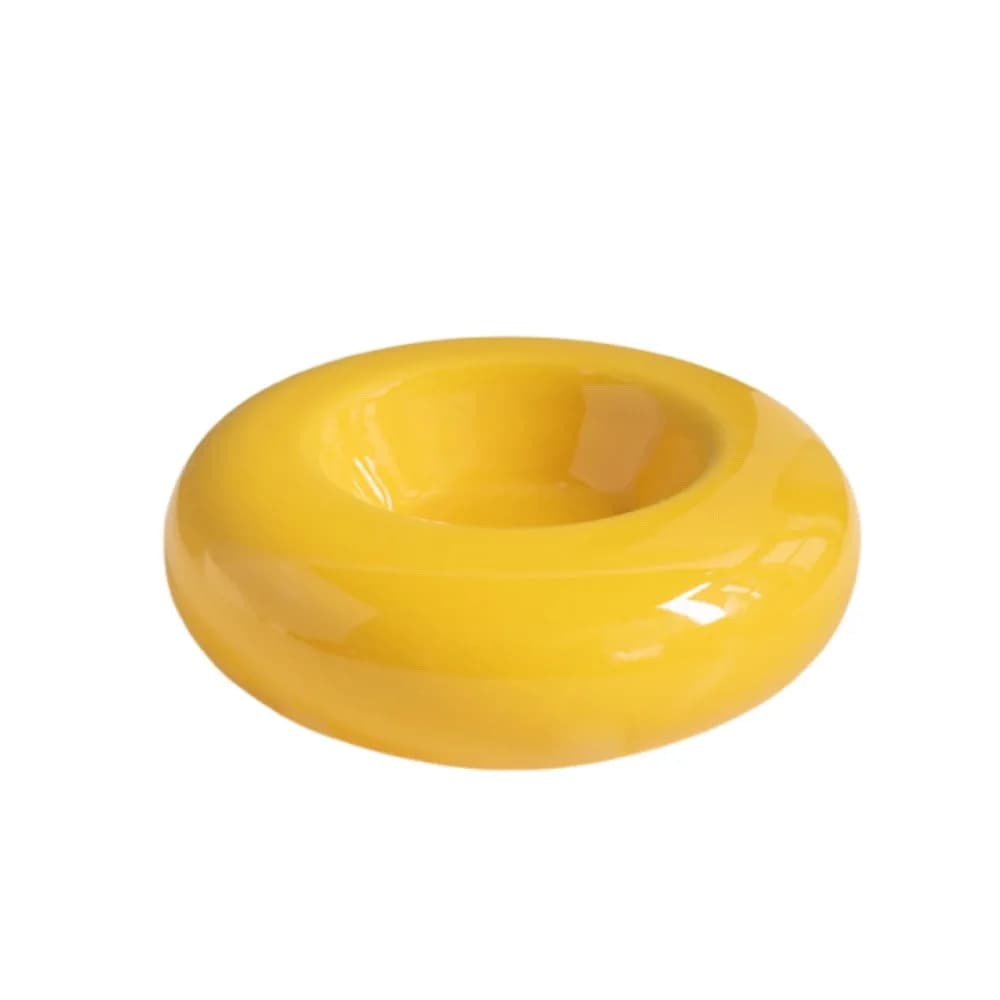 Ciotola Universale in Ceramica per Cibo e Acqua per Gatti, Antiscivolo, Stabile, Contenitore Anti-Ribaltamento e Anti-Vomito per Animali Domestici