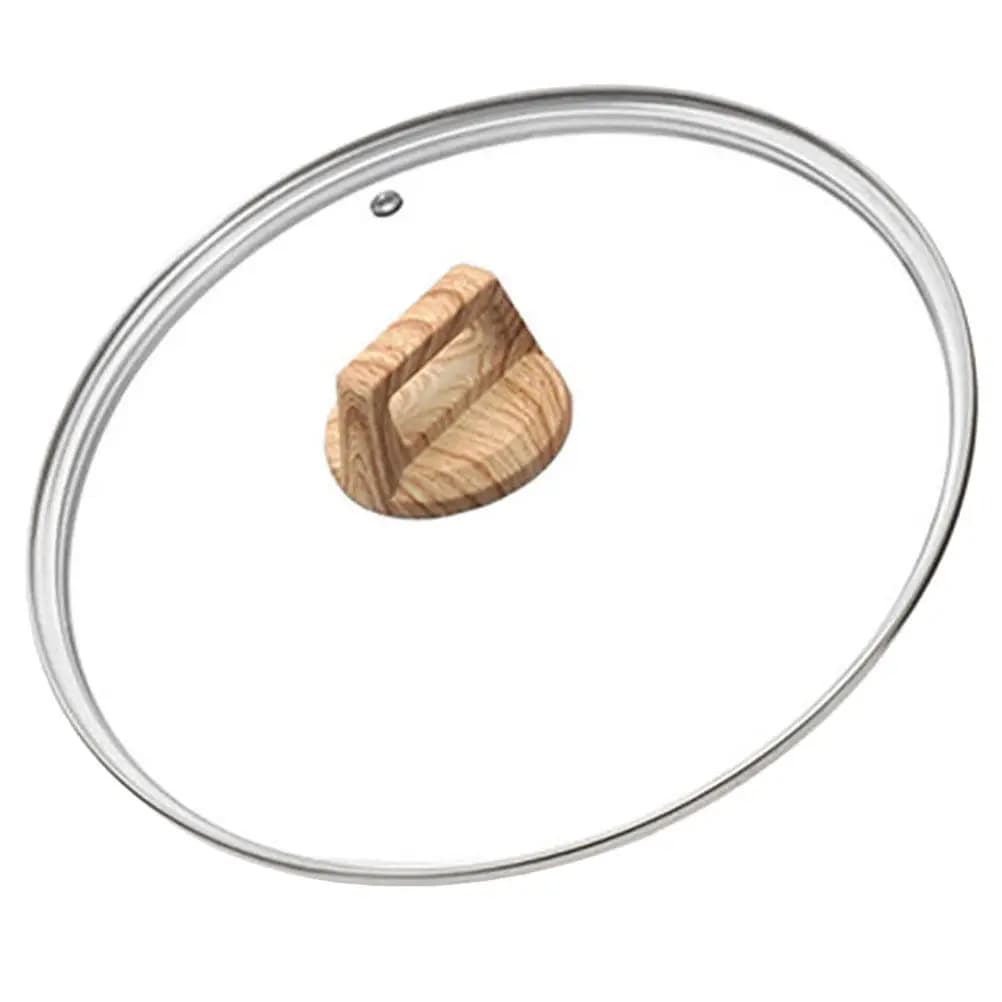 Coperchio in Vetro Antiesplosione Universale per Pentole, Wok, Padelle e Pentole Grandi, Coperchio di Ricambio con Foro di Ventilazione
