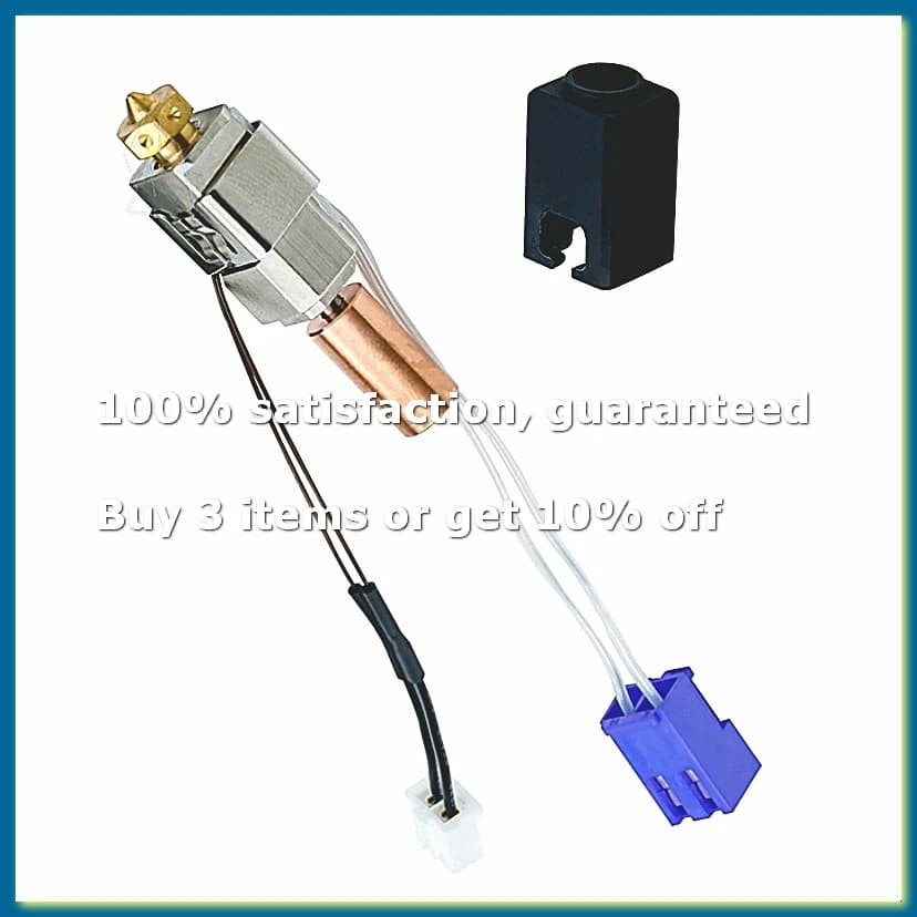 Upgraded Hotend for X1 X2 3D Printer Parts All Metal Nozzle Ceramic Heating Plate Hotend Kit